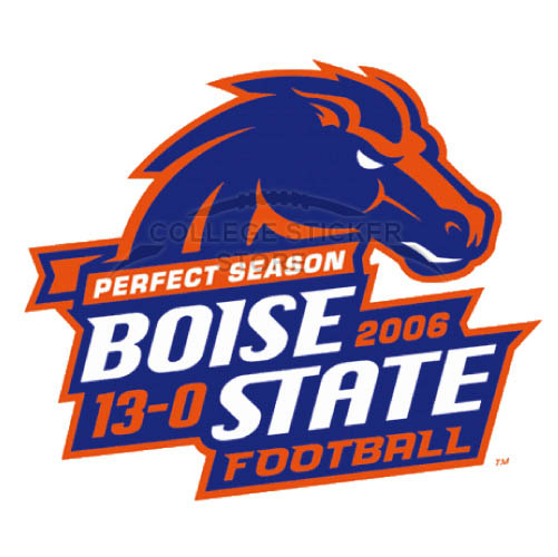 Customs Boise State Broncos Iron-on Transfers (Wall Stickers)NO.4012